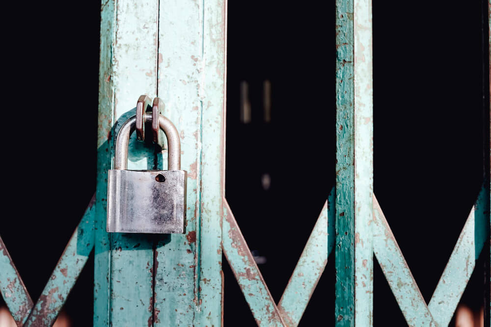 locked gate